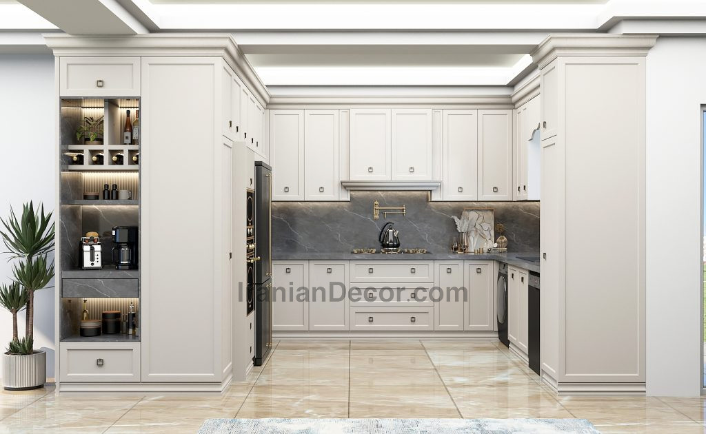 کابینت کرم نئوکلاسیک